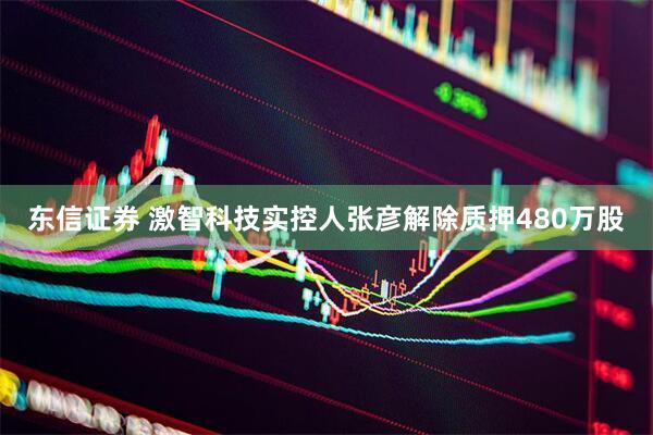 东信证券 激智科技实控人张彦解除质押480万股